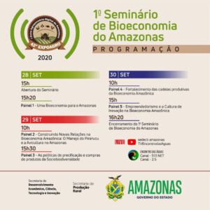 Seminário de Bioeconomia do Amazonas abordará exploração sustentável durante programação da 42ª Expoagro