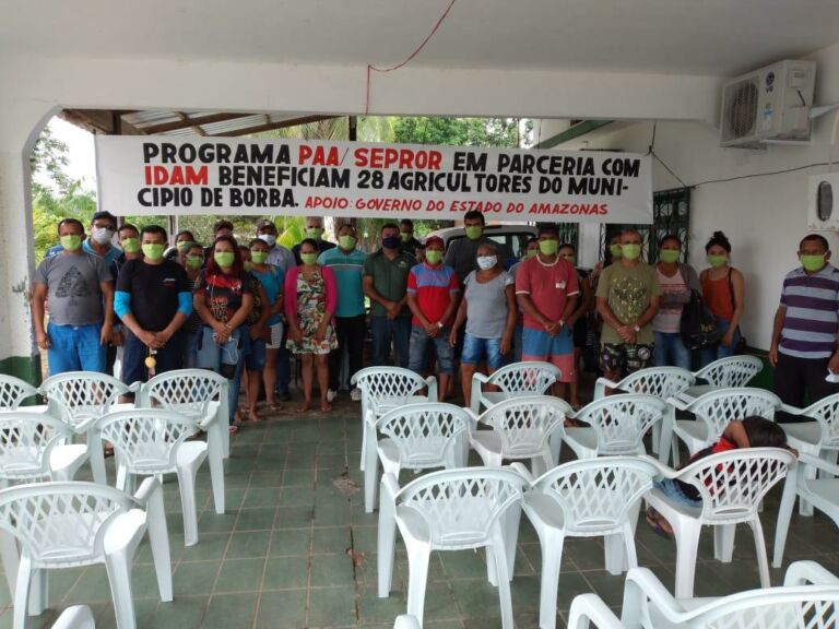 Em Borba, Idam reúne os 28 agricultores rurais contemplados no Programa de Aquisição de Alimentos