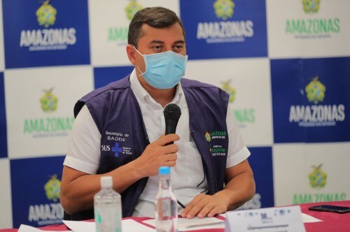 Governador Wilson Lima anuncia vacinação da Força de Segurança do Estado
