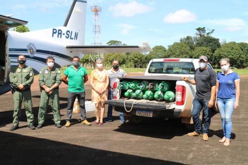 Departamento aéreo da SSP-AM transportou cerca de 8 toneladas de materiais hospitalares neste ano
