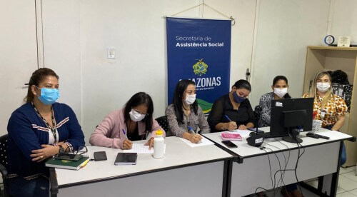 Servidores da assistência social do Amazonas trocam experiências sobre serviços ofertados durante pandemia