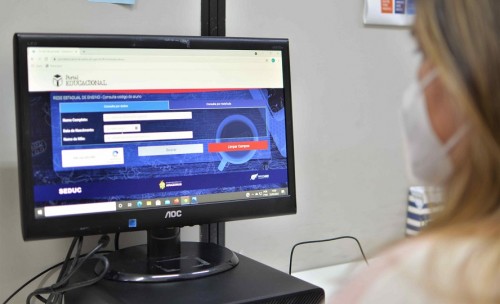 Em plataforma on-line, alunos da rede estadual passam a ter acesso a documentos estudantis