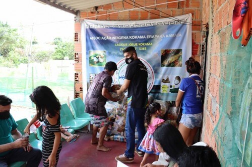 Governo do Amazonas, por meio da FEI, retoma cronograma de entrega de cestas básicas A comunidades indígenas