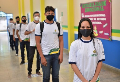 Após vestibular e feriado, 224 escolas da rede estadual retornam às atividades presenciais, nesta segunda
