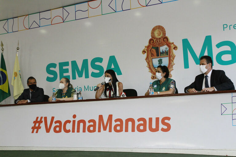Manaus começa a vacinar população geral nesta quarta-feira