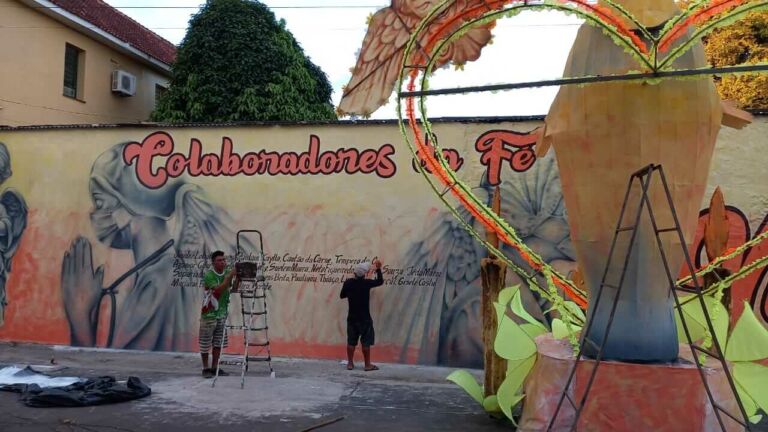 Artistas inauguram nesta quinta-feira Mural da Fé por meio de live e sistema drive-in