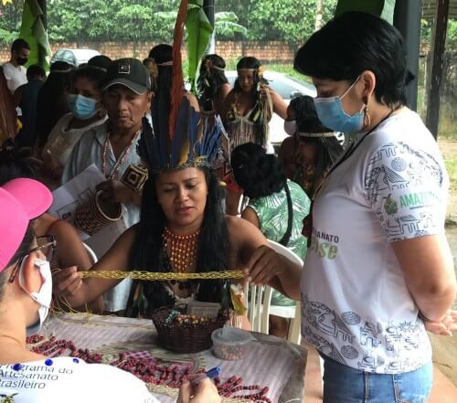 Setemp faz emissão da Carteira Nacional do Artesão para etnias do Parque das Tribos